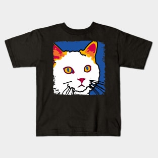 Turkish Van Pop Art - Cat Lover Gift Kids T-Shirt